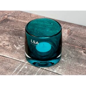 LSA International LSA Turquoise Tea Light Holder LSA International LSA Turquoise Tea Light Holder
