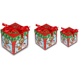 Unbranded (Window Gift Box) Christmas Cheerful Gift Box Set Three Piece Paper Boxes For Me Unbranded (Window Gift Box) Christmas Cheerful Gift Box Set Three Piece Paper Boxes For Me