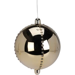 URBN Living (Gold) 15cm LED Light Up Ball Christmas Tree Decoration Warm White Timer URBN Living (Gold) 15cm LED Light Up Ball Christmas Tree Decoration Warm White Timer