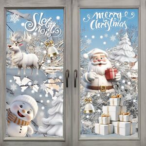 Unbranded 8 Sheets Christmas Window Stickers Christmas Window Unbranded 8 Sheets Christmas Window Stickers Christmas Window