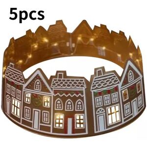 Unbranded (71cm/27.95in) Led Gingerbread House Christmas Tree Collar Lighting Xmas Tree Sk Unbranded (71cm/27.95in) Led Gingerbread House Christmas Tree Collar Lighting Xmas Tree Sk
