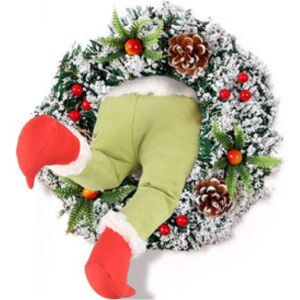 Unbranded (Style C) Grinch Christmas Funny The Burlap Wreath Door Creative Christmas Decor Unbranded (Style C) Grinch Christmas Funny The Burlap Wreath Door Creative Christmas Decor