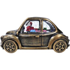 Premier Christmas Water Spinner Car Santa Decoration White LEDs 20cm Gold Premier Christmas Water Spinner Car Santa Decoration White LEDs 20cm Gold