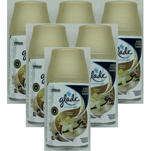 6 x Glade Automatic Spray Refill 269ml - Vanilla Cream 6 x Glade Automatic Spray Refill 269ml - Vanilla Cream