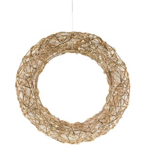 URBN Living (30cm Pearl Gold) Wreath Decoration with Xmas LED Christmas Decor Hanging Orname URBN Living (30cm Pearl Gold) Wreath Decoration with Xmas LED Christmas Decor Hanging Orname