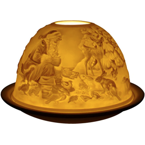 Shiseido Small Lithophane Christmas Dome Tealight Candle Holder - Friends Of Santa Claus Shiseido Small Lithophane Christmas Dome Tealight Candle Holder - Friends Of Santa Claus
