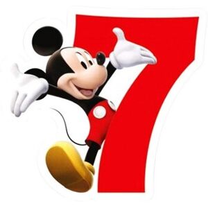 Disney Junior Mickey Mouse 7th Birthday Candle Disney Junior Mickey Mouse 7th Birthday Candle