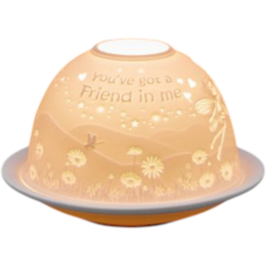 Shiseido Small Lithophane Dome Tealight Candle Holder - You've Got A Friend In Me Shiseido Small Lithophane Dome Tealight Candle Holder - You've Got A Friend In Me