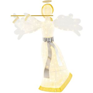 Costway 1.5 M Lighted Christmas Angel Christmas Outdoor Decoration Costway 1.5 M Lighted Christmas Angel Christmas Outdoor Decoration