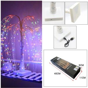 Unbranded (White Color) Weeping Led Rgbw Willow Lights Christmas Fairy Lights Bonsai Table Unbranded (White Color) Weeping Led Rgbw Willow Lights Christmas Fairy Lights Bonsai Table