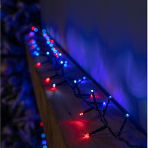Samuel Alexander 6m 240 LED TreeBrights Christmas String Lights with Timer in Blue, White & Red Samuel Alexander 6m 240 LED TreeBrights Christmas String Lights with Timer in Blue, White & Red