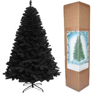 SHATCHI 5ft/1.5m Black Alaskan Pine Artificial Christmas Tree 390 Tips SHATCHI 5ft/1.5m Black Alaskan Pine Artificial Christmas Tree 390 Tips