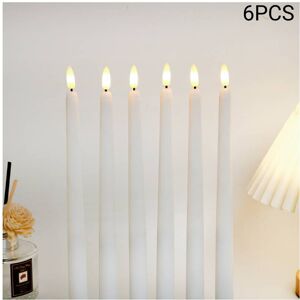 Unbranded Remote 6pcs Control Flickering Flameless Taper Led Candles Battery Powered Light Unbranded Remote 6pcs Control Flickering Flameless Taper Led Candles Battery Powered Light