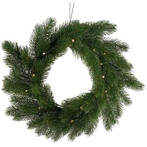 CHARLES BENTLEY Christmas Wreath, 12 inch, Faux, Pre-Lit, Decorative, Green, Chr CHARLES BENTLEY Christmas Wreath, 12 inch, Faux, Pre-Lit, Decorative, Green, Chr