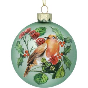 Carousel Home Robin Redbreast Christmas Bauble Green Glass Christmas Tree Bauble Christmas T Carousel Home Robin Redbreast Christmas Bauble Green Glass Christmas Tree Bauble Christmas T