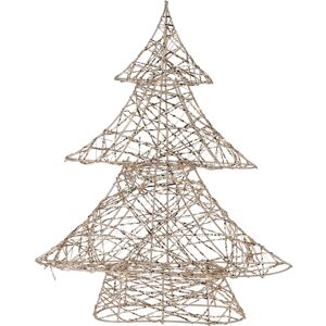 Carousel Home Gold Christmas Tree Light Standing Tree Decoration with 30 LED Lights Battery Carousel Home Gold Christmas Tree Light Standing Tree Decoration with 30 LED Lights Battery