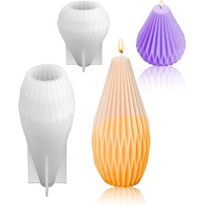 Unbranded (Pear Shape) 2pcs Candles Holder Resin Mold, Love Heart Candlestick Silicone Mou Unbranded (Pear Shape) 2pcs Candles Holder Resin Mold, Love Heart Candlestick Silicone Mou