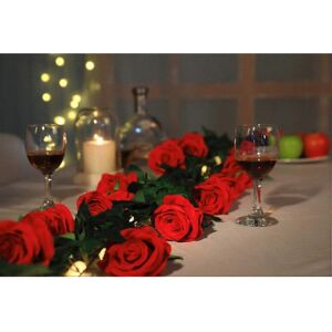 Unbranded Artificial Rose Silk Flowers Bouquet Home Office Wedding Arrangements Red Unbranded Artificial Rose Silk Flowers Bouquet Home Office Wedding Arrangements Red