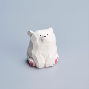 Unbranded (Little Brown Bear) Mini Carved Wooden Bear Figurines Hand-painted Unique Eye Ca Unbranded (Little Brown Bear) Mini Carved Wooden Bear Figurines Hand-painted Unique Eye Ca