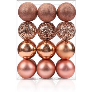 AMS 23660mm 24ct Christmas Balls Tree Pendants Shatterproof Ornaments Seasonal D AMS 23660mm 24ct Christmas Balls Tree Pendants Shatterproof Ornaments Seasonal D