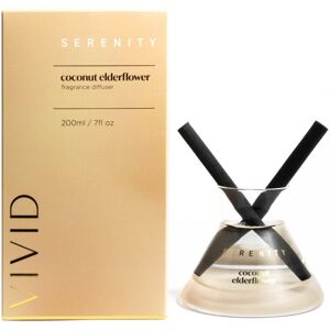 Home Fragrance Co. Serenity Vivid Range Reed Diffuser - Coconut Elderflower Home Fragrance Co. Serenity Vivid Range Reed Diffuser - Coconut Elderflower