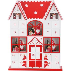 Carousel Home Light-Up Wooden House Advent Calendar Large LED Calendar with 24 Drawers Carousel Home Light-Up Wooden House Advent Calendar Large LED Calendar with 24 Drawers