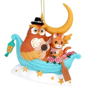 Carousel The Owl and the Pussycat Bauble Nursery Rhyme Christmas Tree Ornament - 8cm Carousel The Owl and the Pussycat Bauble Nursery Rhyme Christmas Tree Ornament - 8cm