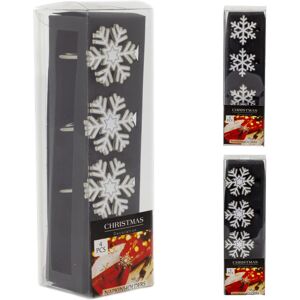 Carousel Set of 4 Silver White Festive Napkin Holders Snowflake Christmas Napkin Rings Carousel Set of 4 Silver White Festive Napkin Holders Snowflake Christmas Napkin Rings