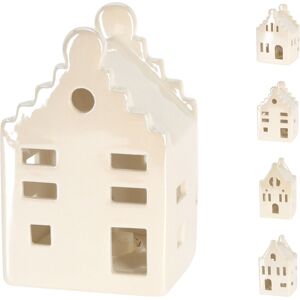 Carousel Home 10cm White Ceramic LED Christmas House Light-Up Ornament Design Varies Carousel Home 10cm White Ceramic LED Christmas House Light-Up Ornament Design Varies