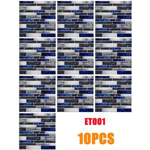 Unbranded (20*20cm, ET001) 10PCS Large Soft Tile Brick Wall Sticker Self-Adhesive Waterpro Unbranded (20*20cm, ET001) 10PCS Large Soft Tile Brick Wall Sticker Self-Adhesive Waterpro