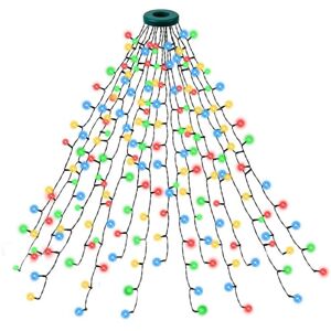 Unbranded (multicolor, 16Strings 400LEDs&EU Plug) 24V 400LED 280LED Christmas Tree Light S Unbranded (multicolor, 16Strings 400LEDs&EU Plug) 24V 400LED 280LED Christmas Tree Light S