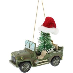 Kurt S Adler U.S Army Vehicle With Christmas Tree Ornament Resin Kurt S Adler U.S Army Vehicle With Christmas Tree Ornament Resin