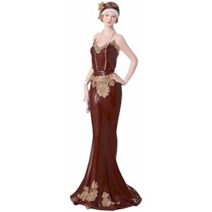 (Hattie with Handbag) Dark Berry Red Charleston Broadway Belles Figurine (Hattie with Handbag) Dark Berry Red Charleston Broadway Belles Figurine