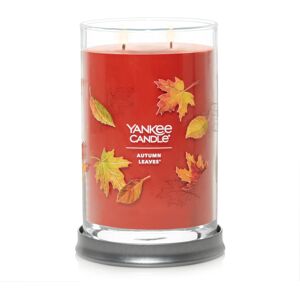 Yankee Candle Autumn Leaves Scented Signature 20oz Large Tumbler 2-Wick Candle O Yankee Candle Autumn Leaves Scented Signature 20oz Large Tumbler 2-Wick Candle O
