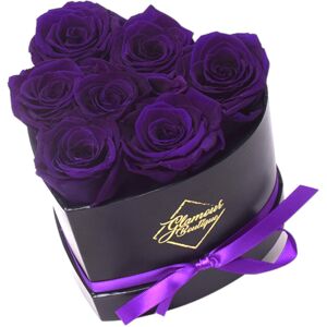 GLAMOUR BOUTIQUE 7Piece Forever Flowers Heart Shape Box Preserved Roses Immort GLAMOUR BOUTIQUE 7Piece Forever Flowers Heart Shape Box Preserved Roses Immort