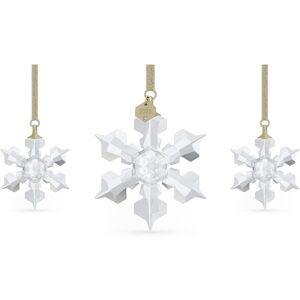 Swarovski Annual Edition Set of Snowflake Ornaments White Swarovski Crystals P Swarovski Annual Edition Set of Snowflake Ornaments White Swarovski Crystals P