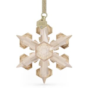 Swarovski Annual Edition Snowflake Ornament Gold-Tone Swarovski Crystals Part Swarovski Annual Edition Snowflake Ornament Gold-Tone Swarovski Crystals Part