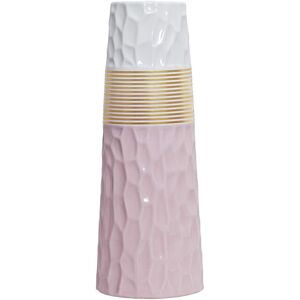 Unbranded 28cm Flower Vase Rose Gold White Ceramic Tall Design Decorative Vases for Home, Unbranded 28cm Flower Vase Rose Gold White Ceramic Tall Design Decorative Vases for Home,