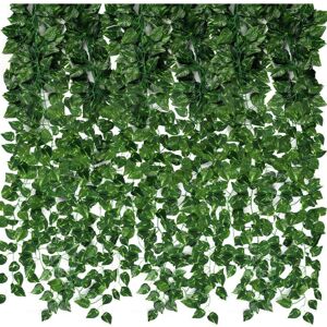 Unbranded 24 Pack 157.4ft Artificial Ivy Garland Fake Greenery Leaves Vines Hanging Plants Unbranded 24 Pack 157.4ft Artificial Ivy Garland Fake Greenery Leaves Vines Hanging Plants