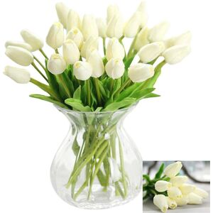 Unbranded 30 Pcs Real-touch Artificial Tulip Flowers Home Wedding Party Decor Unbranded 30 Pcs Real-touch Artificial Tulip Flowers Home Wedding Party Decor