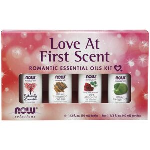 NOW Foods NOW Essential Oils Love at First Scent Aromatherapy Kit 4x10ml Including Berga NOW Foods NOW Essential Oils Love at First Scent Aromatherapy Kit 4x10ml Including Berga
