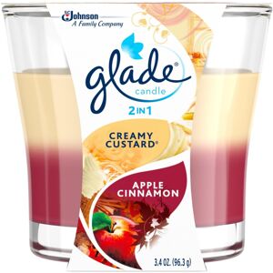Glade Candle Jar Air Freshener 2in1 Sheer Vanilla Embrace & Apple Cinnamon 3 Glade Candle Jar Air Freshener 2in1 Sheer Vanilla Embrace & Apple Cinnamon 3