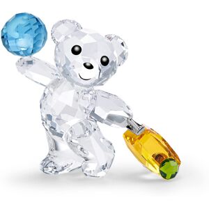SWAROVSKI Kris Bears I Travel the World Figurine Clear Swarovski Crystal with a SWAROVSKI Kris Bears I Travel the World Figurine Clear Swarovski Crystal with a