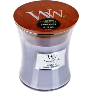 WoodWick Medium Hourglass Candle Lavender Spa - Premium Soy Blend Wax Pluswick WoodWick Medium Hourglass Candle Lavender Spa - Premium Soy Blend Wax Pluswick
