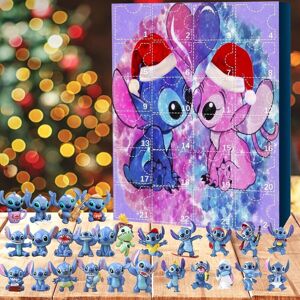 SRJ STAR Christmas Lilo & Stitch 24 Days Countdown Advent Calendar Surprise Gift SRJ STAR Christmas Lilo & Stitch 24 Days Countdown Advent Calendar Surprise Gift
