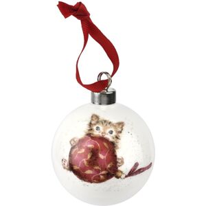 Koninklijk Royal Worcester Wrendale Designs Hanging Ornament Purrfect Christmas Bauble wi Koninklijk Royal Worcester Wrendale Designs Hanging Ornament Purrfect Christmas Bauble wi
