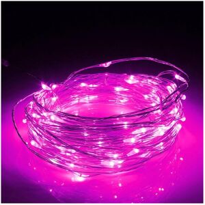 GreenZech (Pink) 12V 10M 100LED Silver Wire Christmas String Fairy Light Remote Controller GreenZech (Pink) 12V 10M 100LED Silver Wire Christmas String Fairy Light Remote Controller