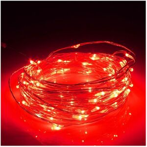 GreenZech (Red) 12V 10M 100LED Silver Wire Christmas String Fairy Light Remote Controller GreenZech (Red) 12V 10M 100LED Silver Wire Christmas String Fairy Light Remote Controller