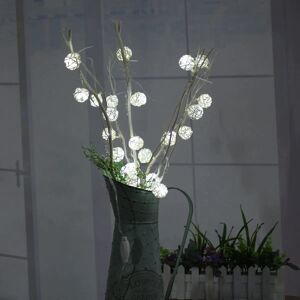 GreenZech (White) 5M White Warm White 25LED Twig Tree Branches Table Holiday String Light GreenZech (White) 5M White Warm White 25LED Twig Tree Branches Table Holiday String Light