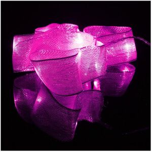 GreenZech (Pink) 1M 10 LED Ribbon String Fairy Light Battery Powered Party Xmas Wedding De GreenZech (Pink) 1M 10 LED Ribbon String Fairy Light Battery Powered Party Xmas Wedding De